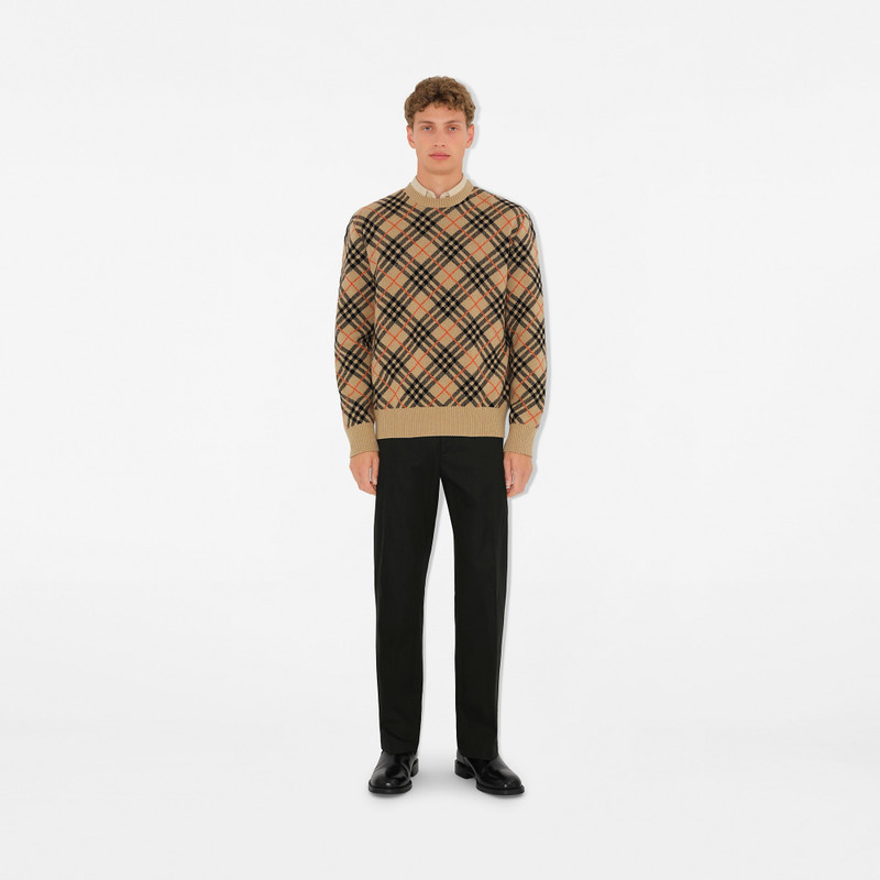 Burberry Check Cashmere Sweater outlook