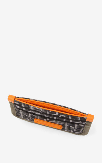 KENZO Courier jacquard card holder outlook
