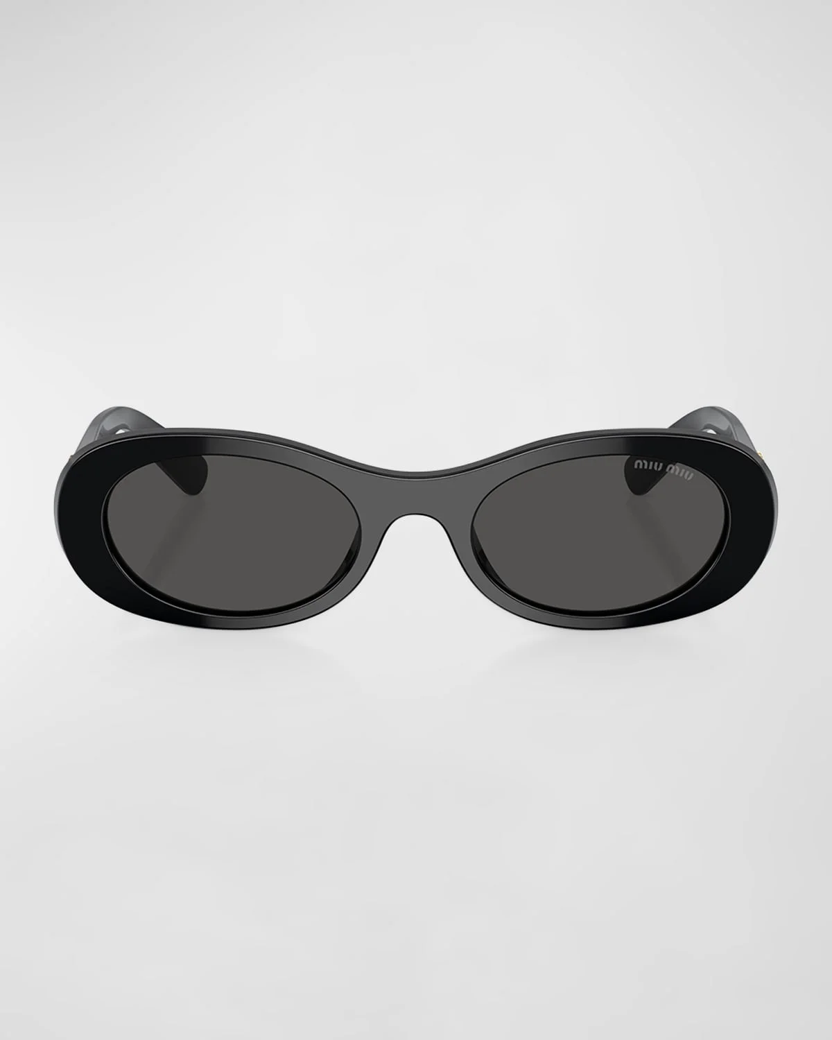 Logo Acetate Oval Sunglasses - 1