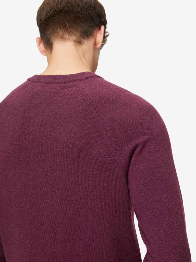 Men's Sweater Finley Cashmere Bordeaux - 6