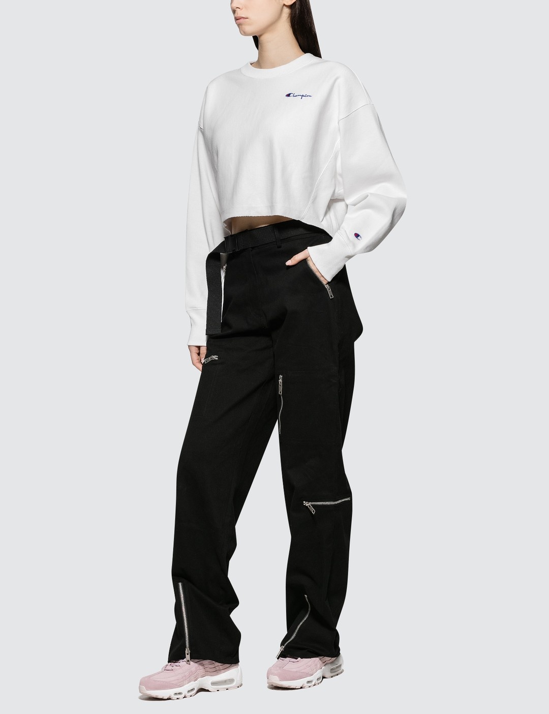 CROPPED CREWNECK SWEATSHIRT - 4