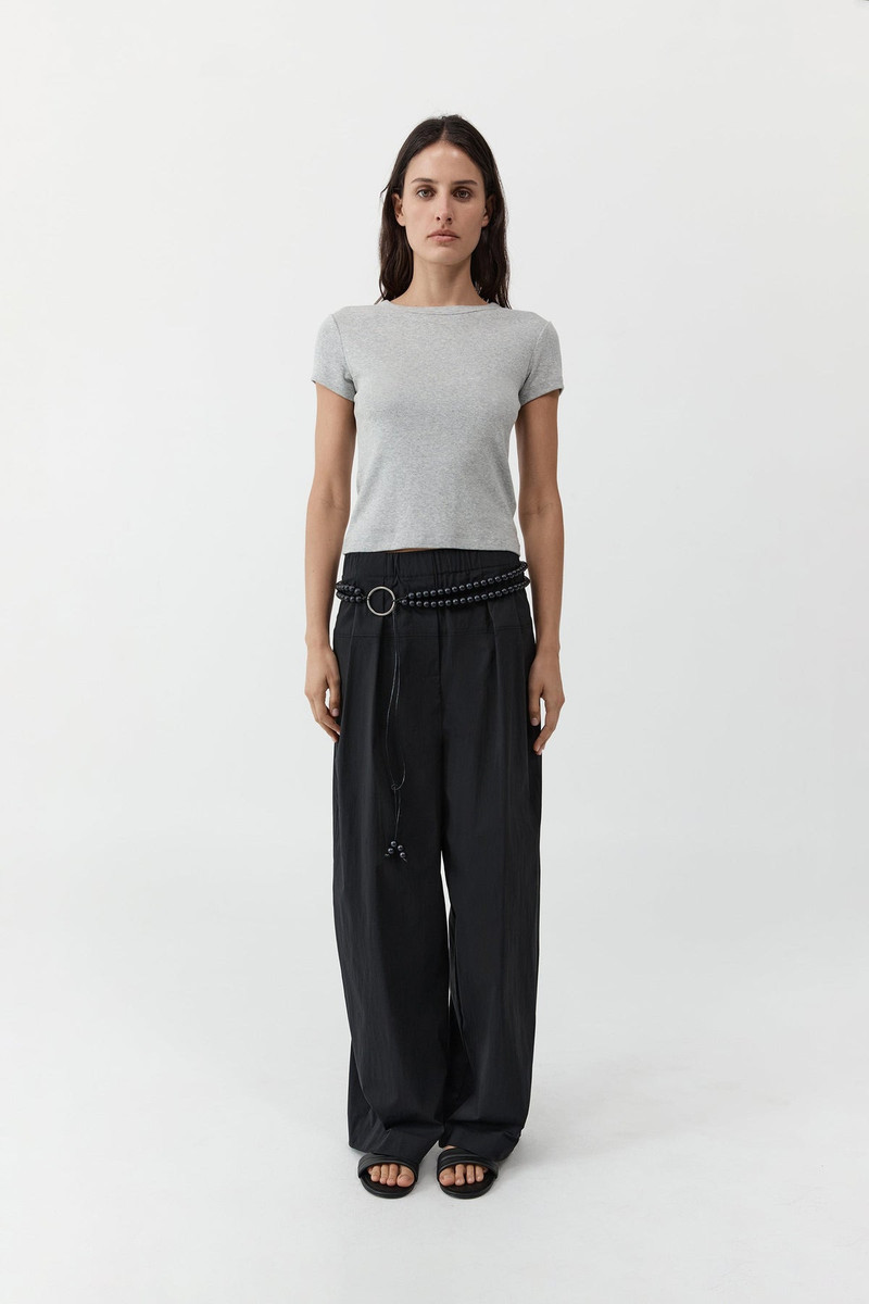 ST. AGNI Organic Cotton Baby Tee - Grey Marle outlook