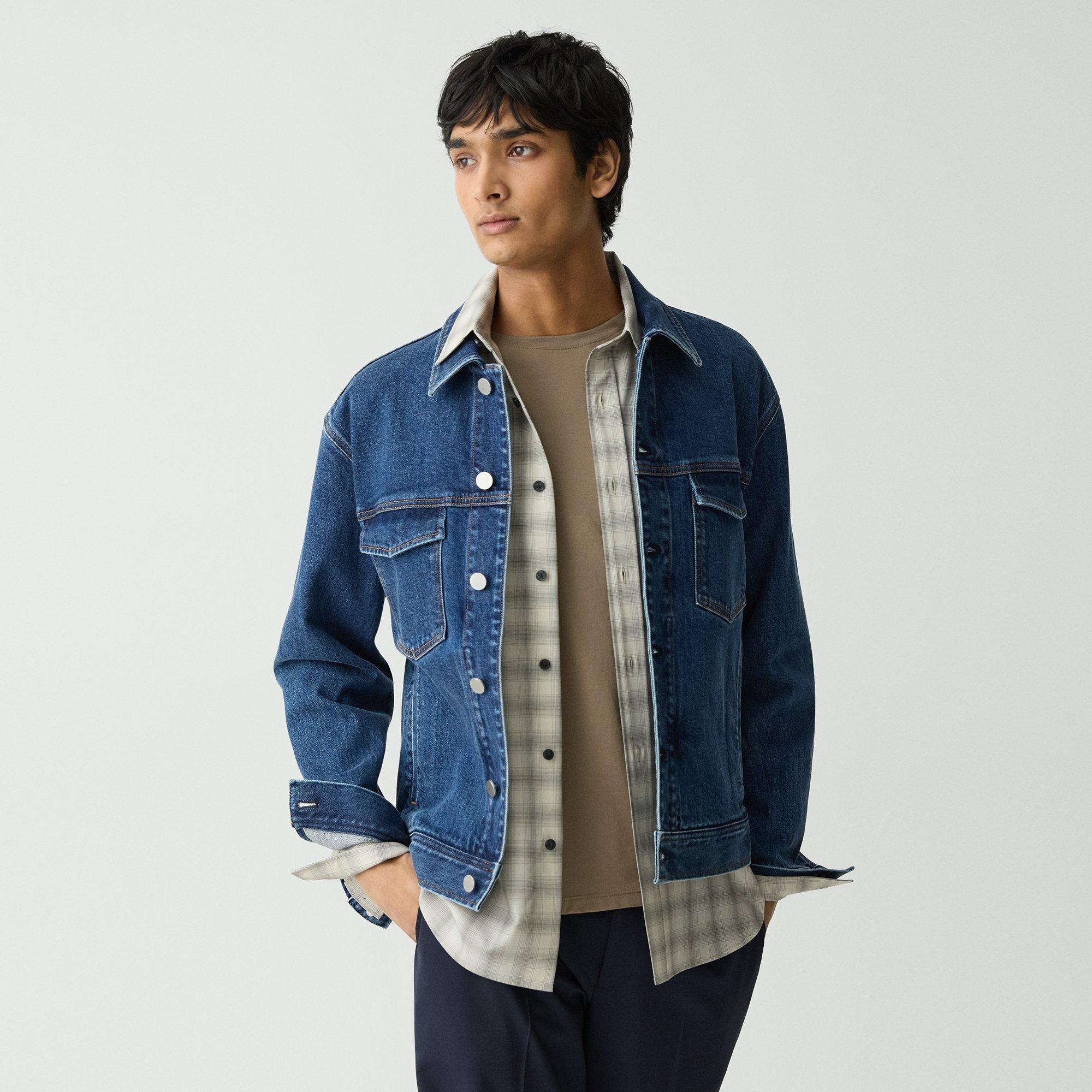 City Trucker Jacket in Stretch Denim - 2