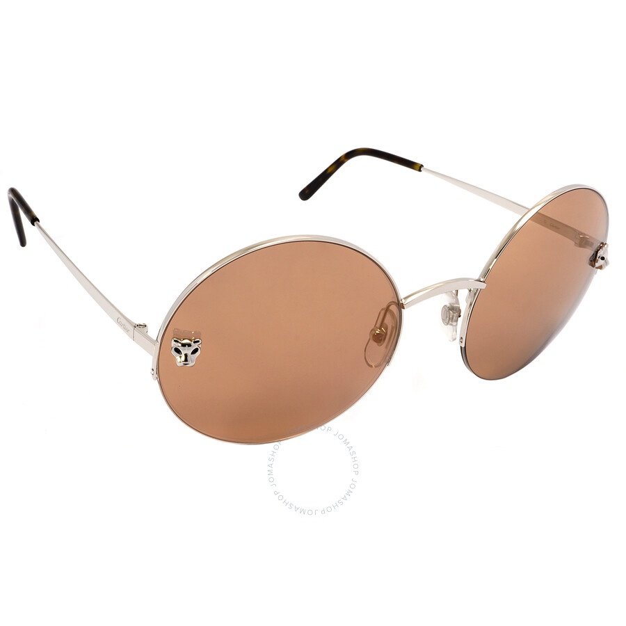 Cartier Violet Round Ladies Sunglasses CT0022S 003 58 - 2