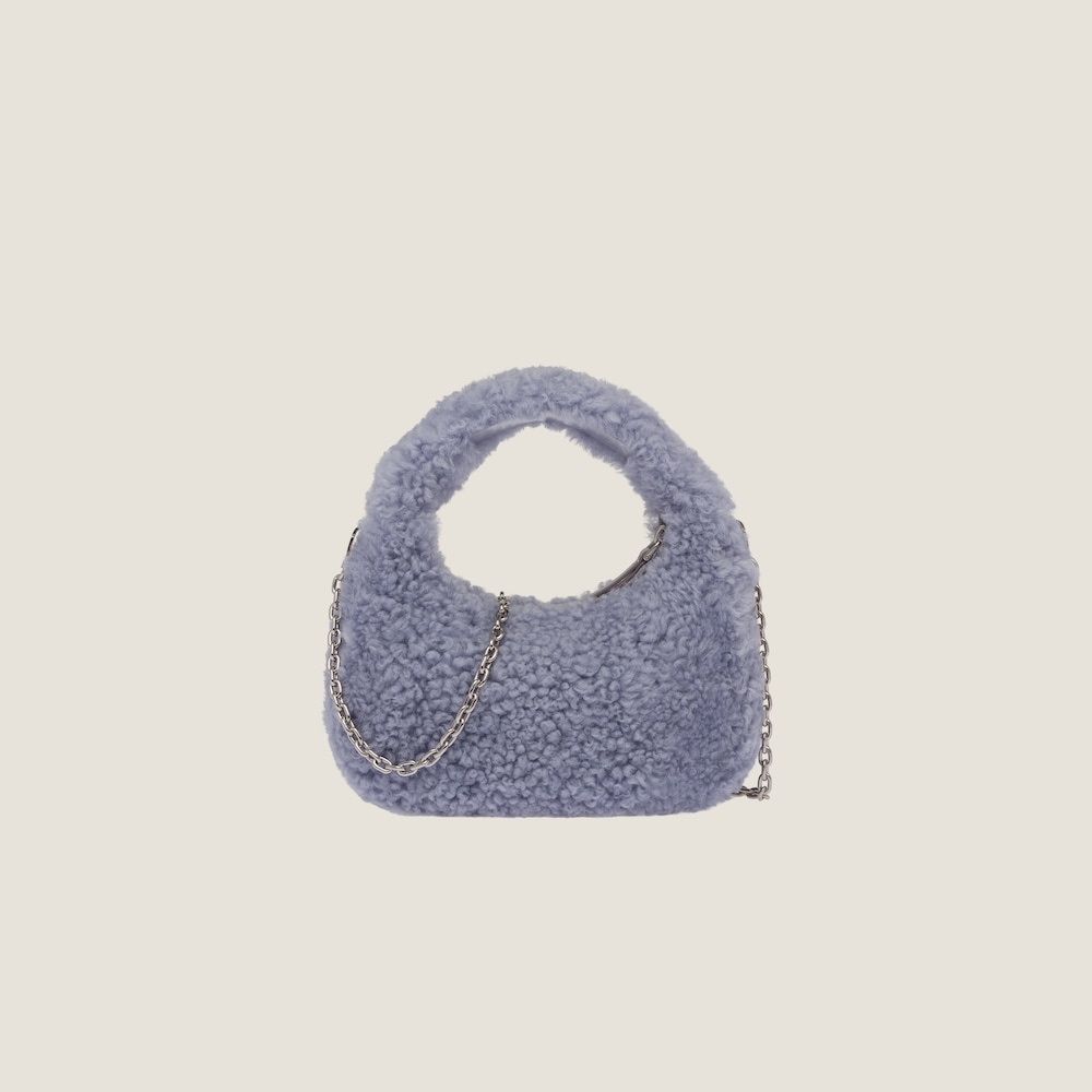 Wander shearling mini hobo bag - 3