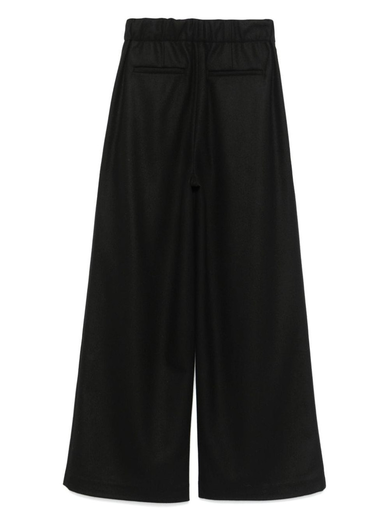 RÓHE elasticated wide-leg trousers outlook