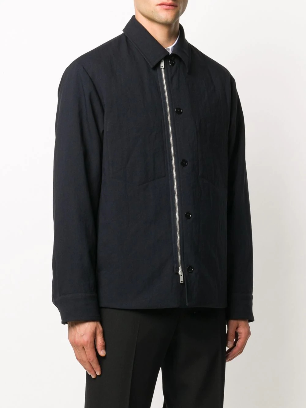 button detail Harrington jacket - 3