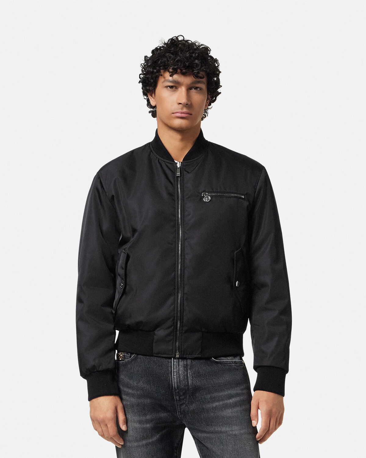 Medusa Chains Reversible Bomber Jacket - 4