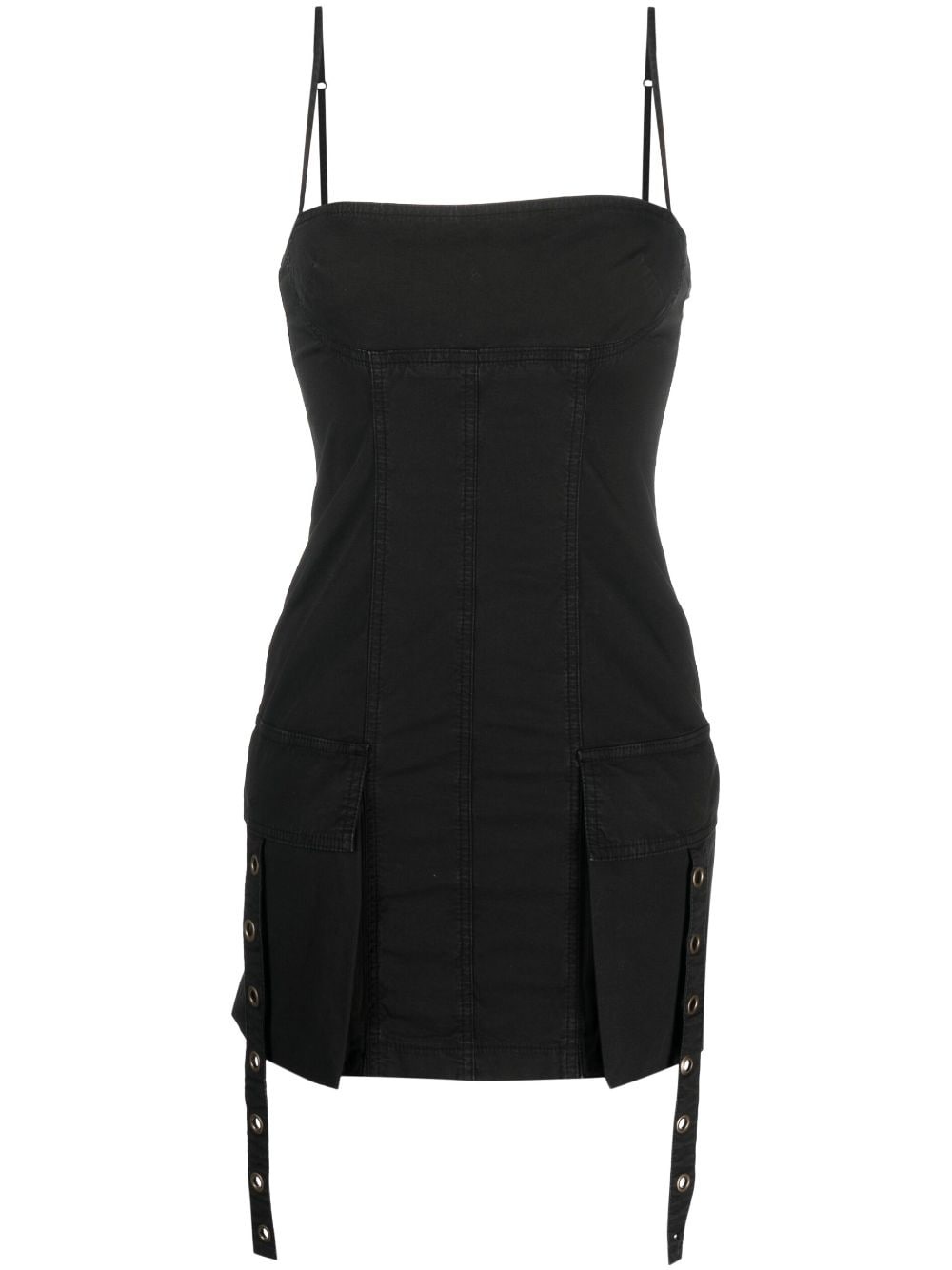 cargo-pocket pencil minidress - 1