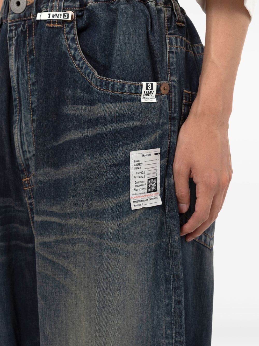 wide-leg jeans - 4