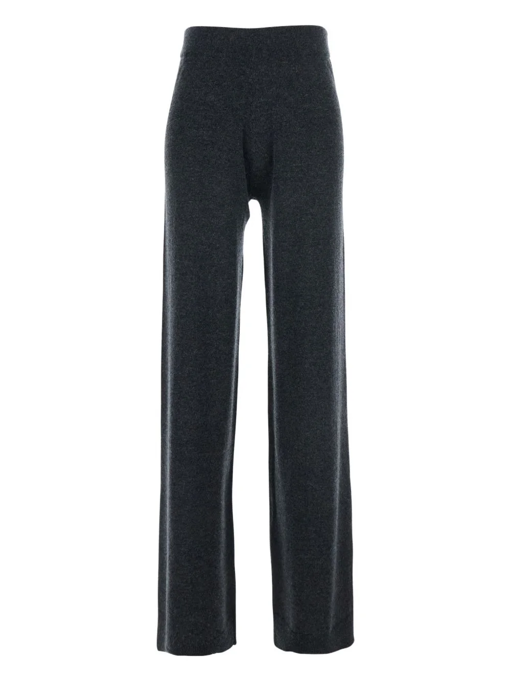 straight-leg wool-cashmere trousers - 1