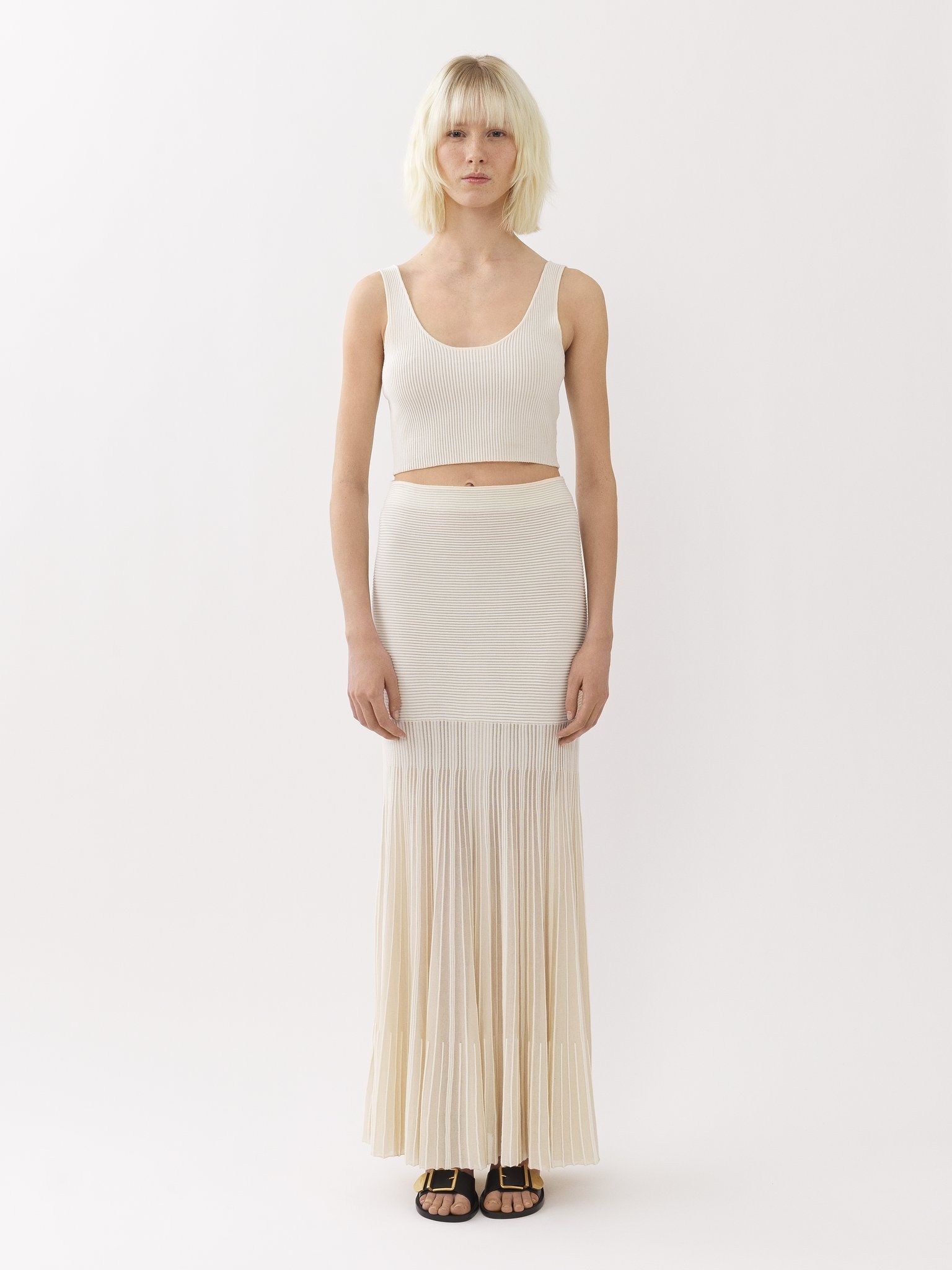 FLARED MAXI SKIRT - 2