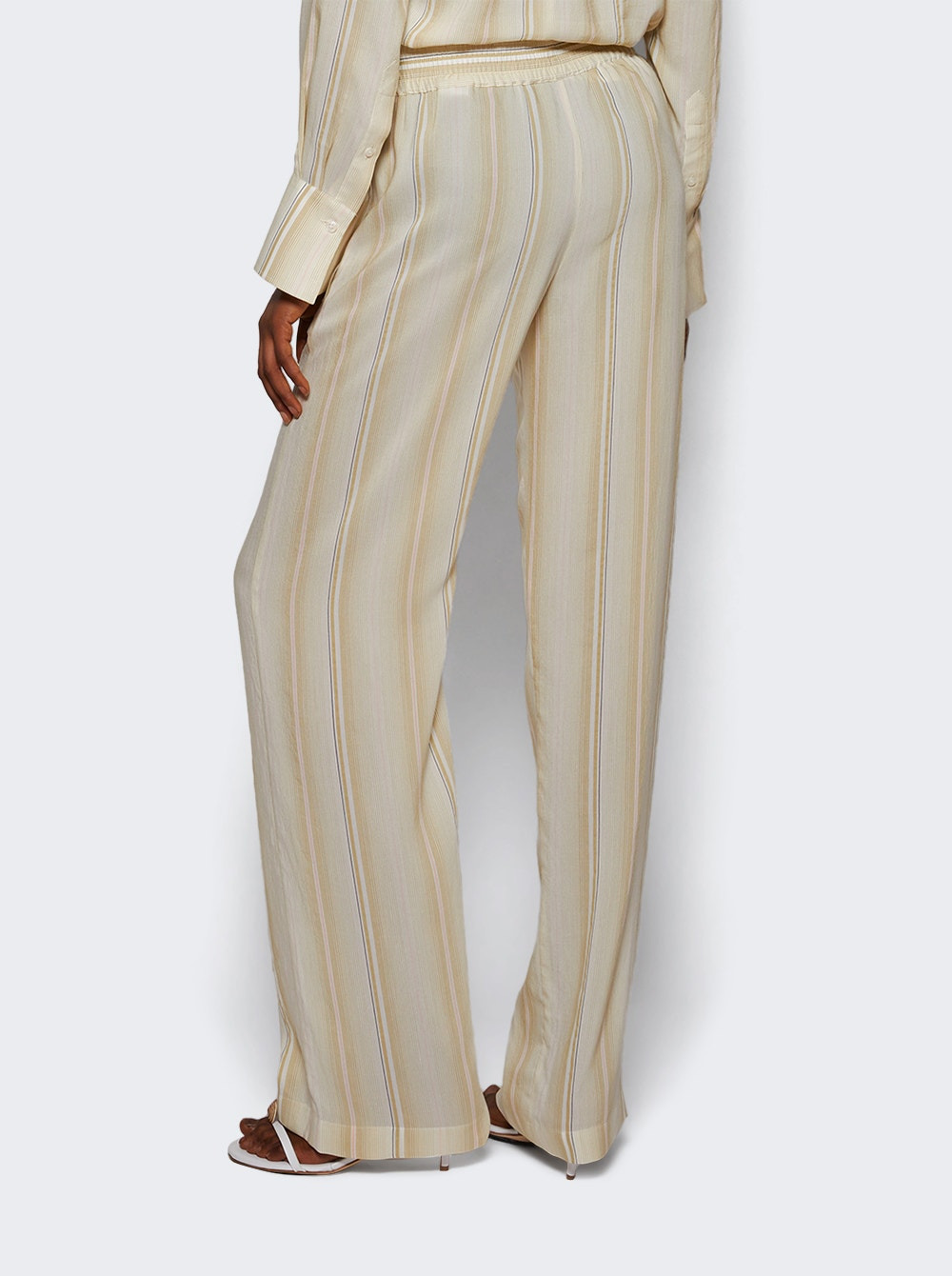 Pyjama Trouser Pistachio And Antique Pink - 4
