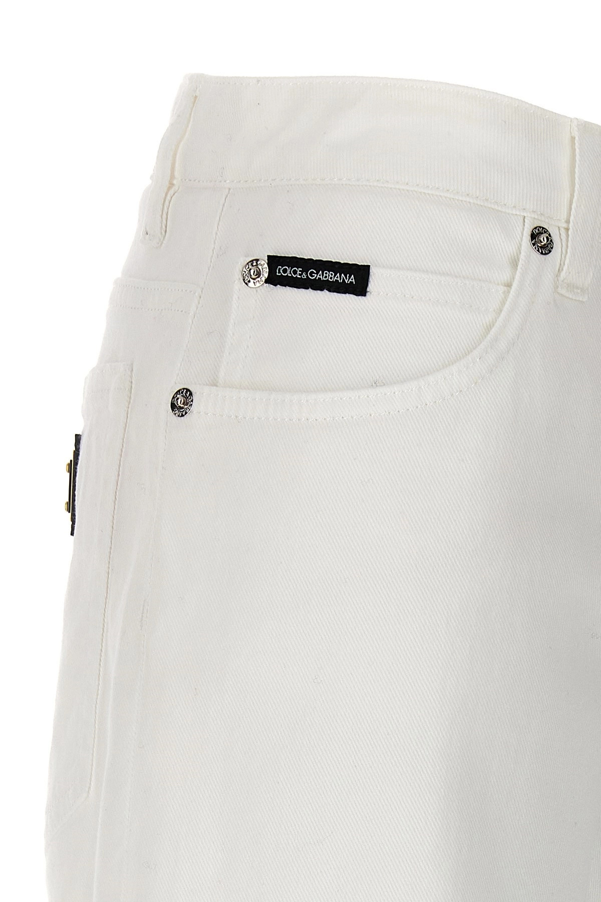 Logo plaque jeans - 6