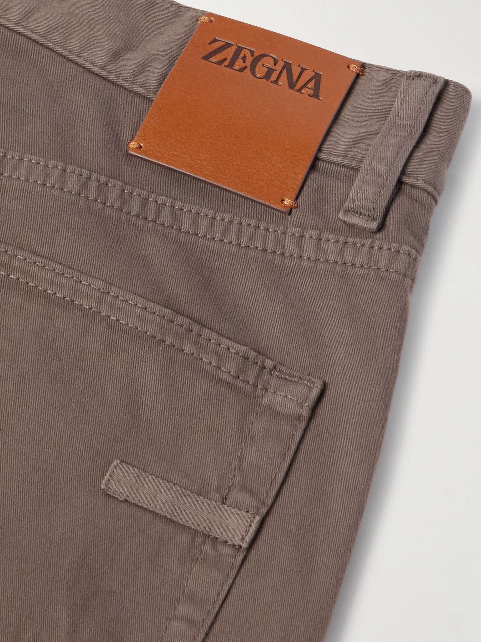 City Slim-Fit Garment-Dyed Jeans - 5