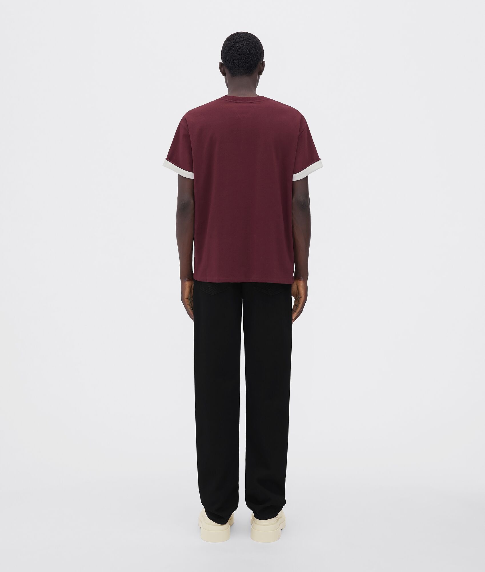 double layered cotton jersey t-shirt - 3