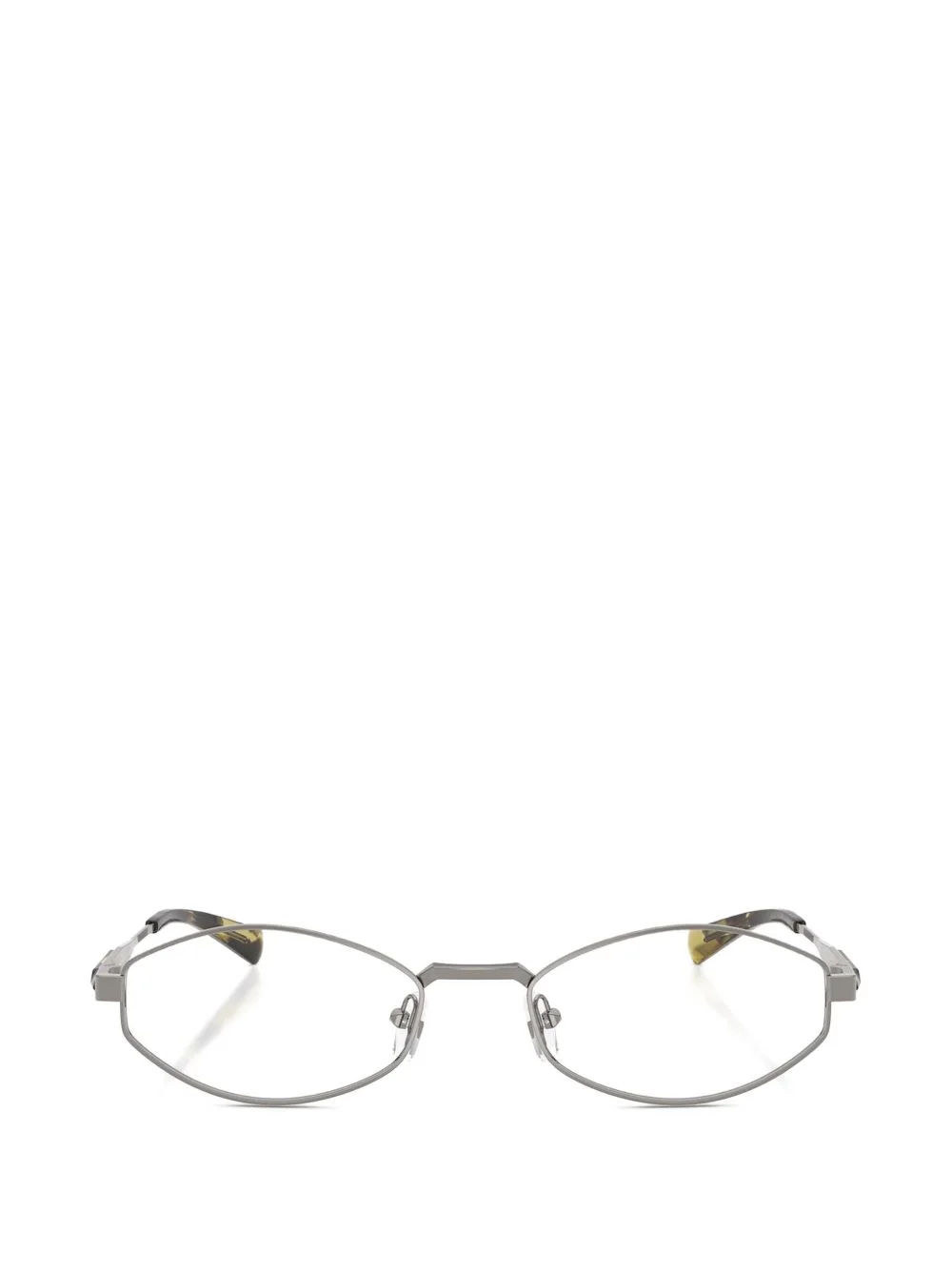geometric-frame glasses - 1