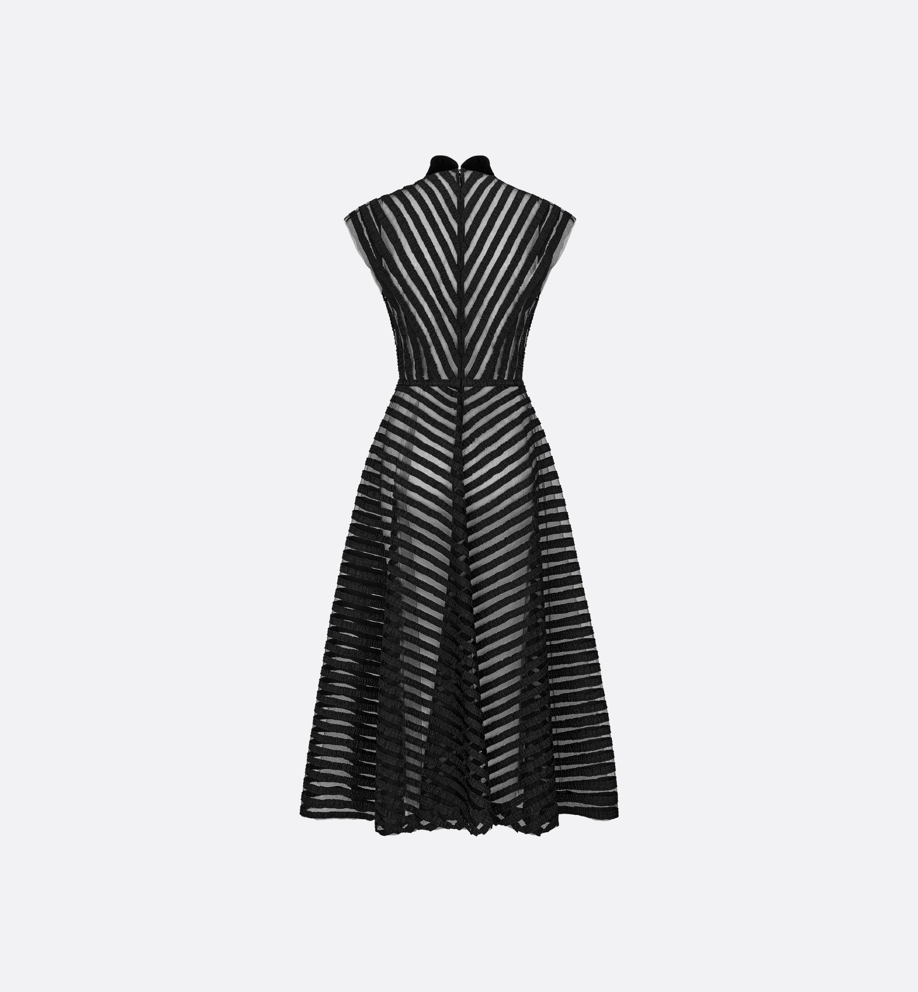 Mid-Length Embroidered Dress - 2