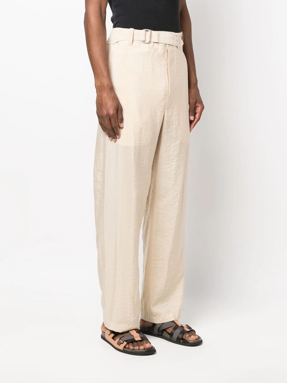 straight-leg tailored trousers - 3