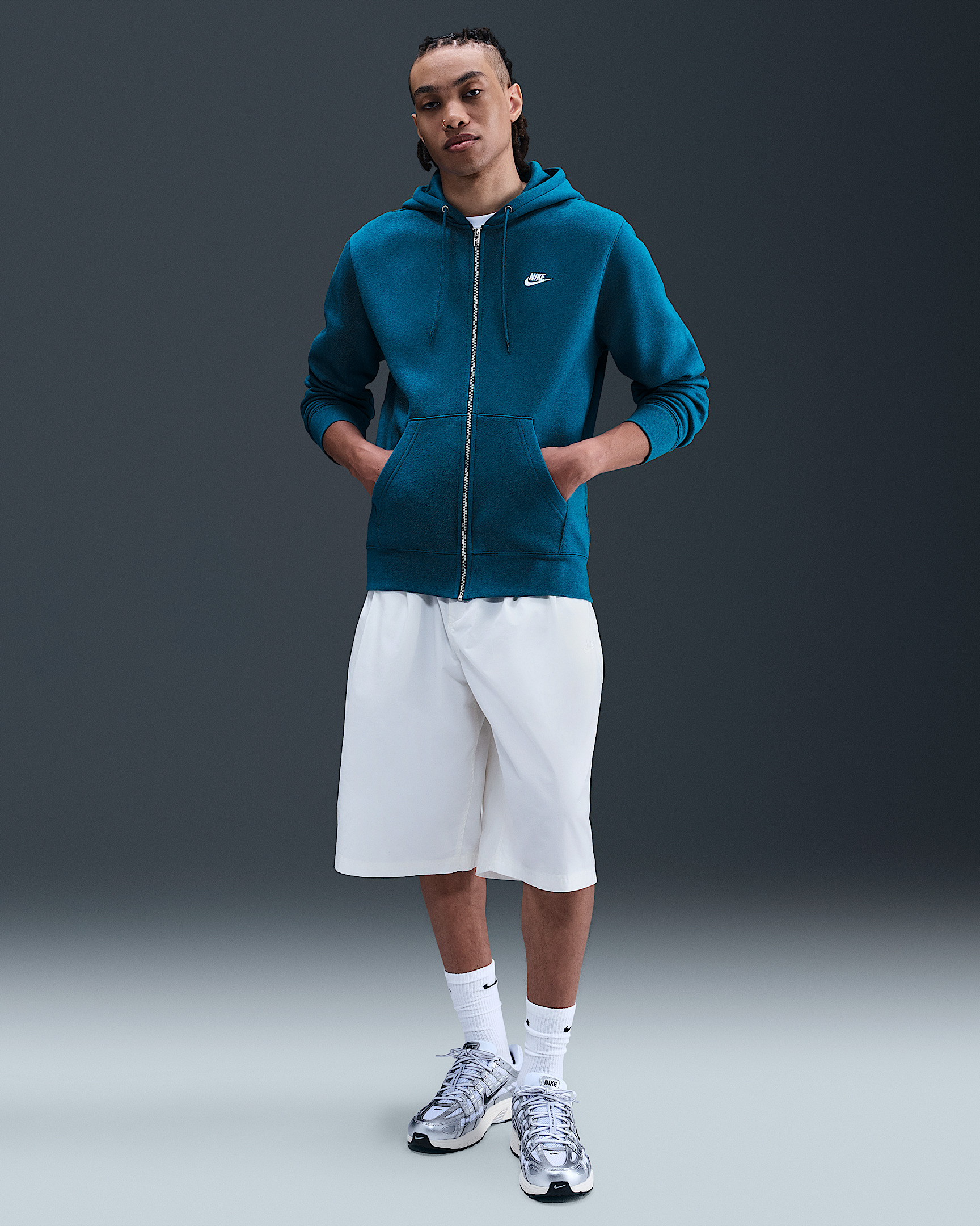 Nike Club Men's Full-Zip Fleece Hoodie - 4