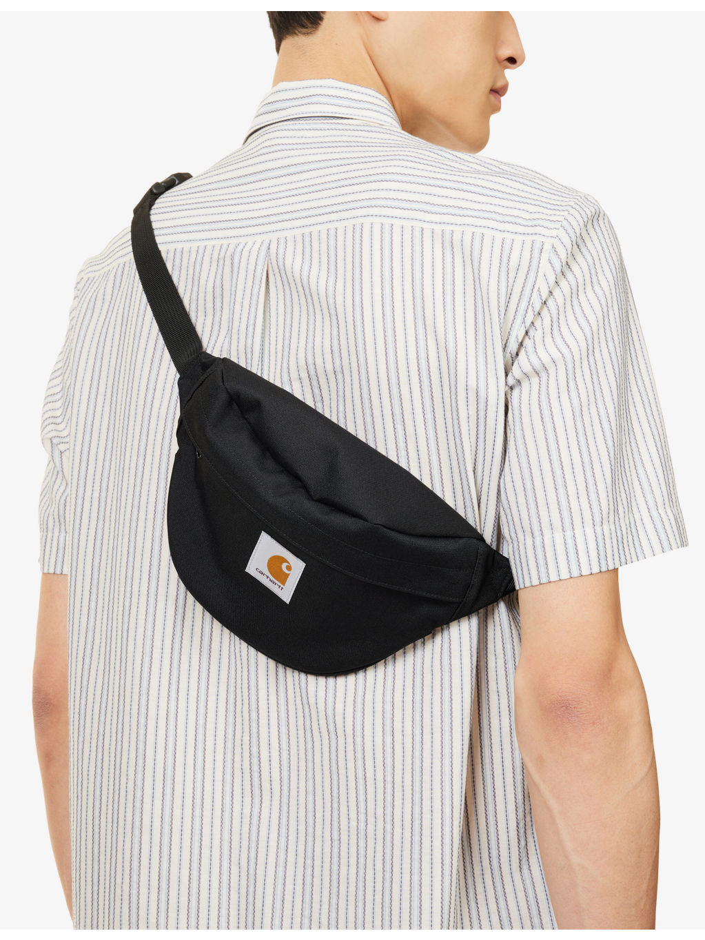 Jake Logo-Patch Woven Hip Bag - 3