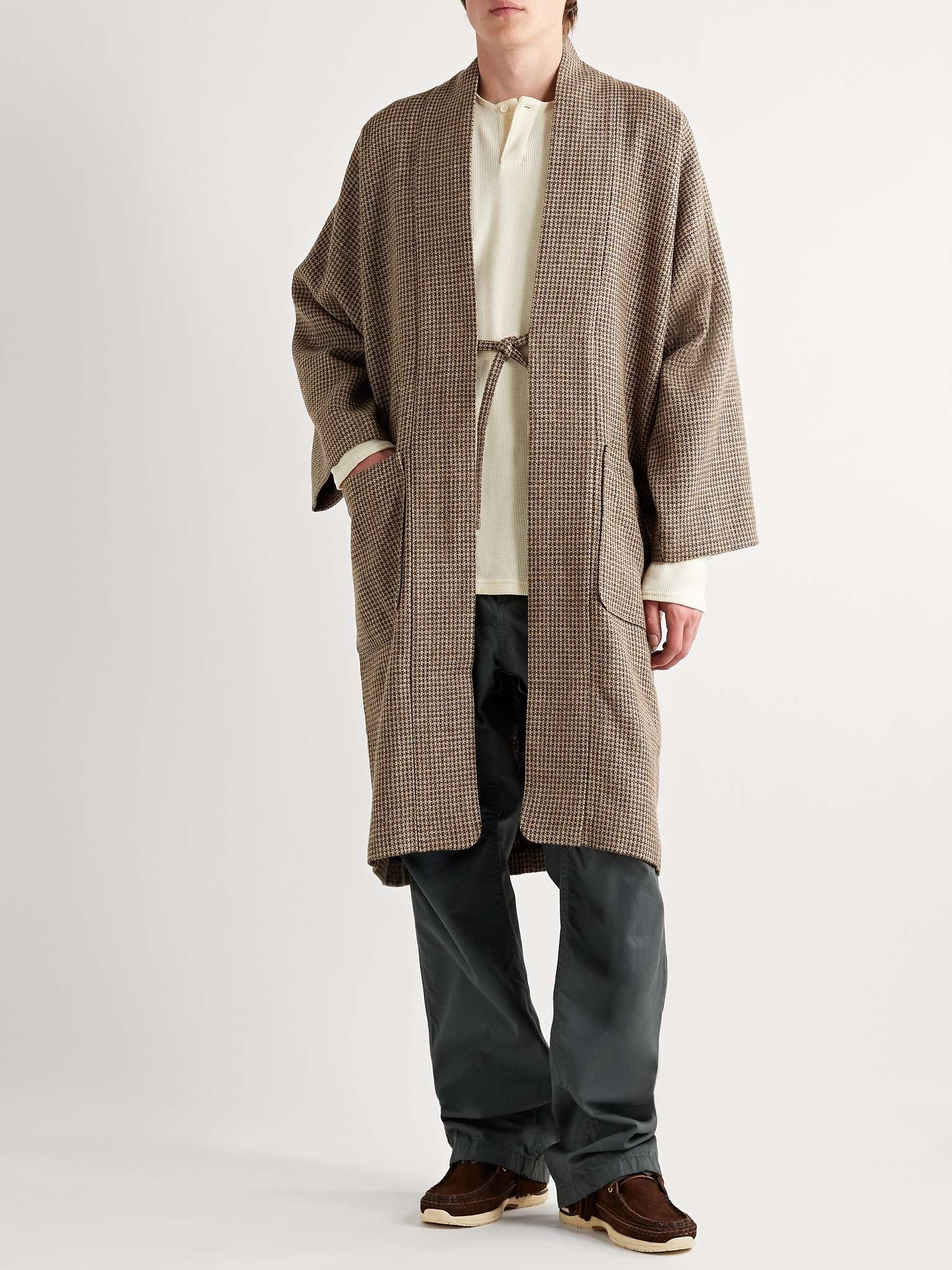 Oversized Wool, Linen and Silk-Blend Tweed Coat - 2