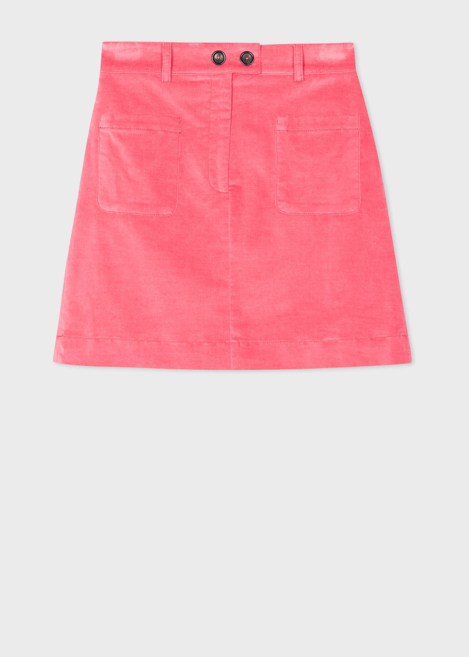 Velvet Double-Breasted Skirt Suit - 7