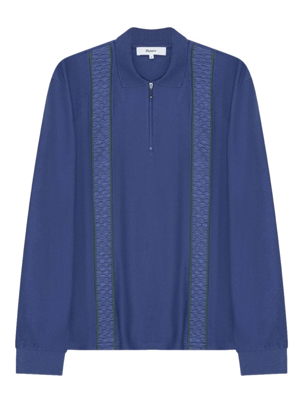 zip-up polo shirt - 1