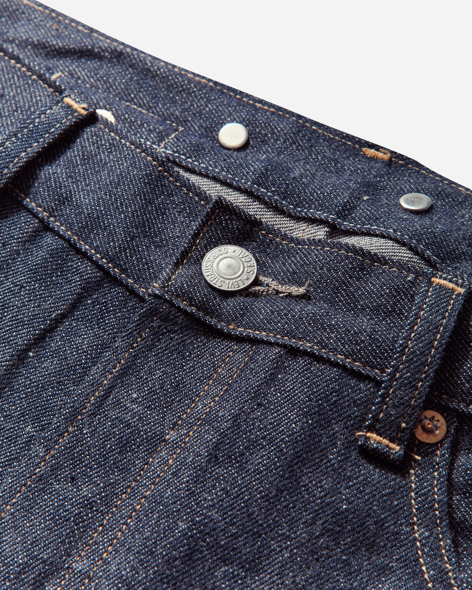 Men's 1947 501 Jeans Flat Finish Dark Indigo - 3