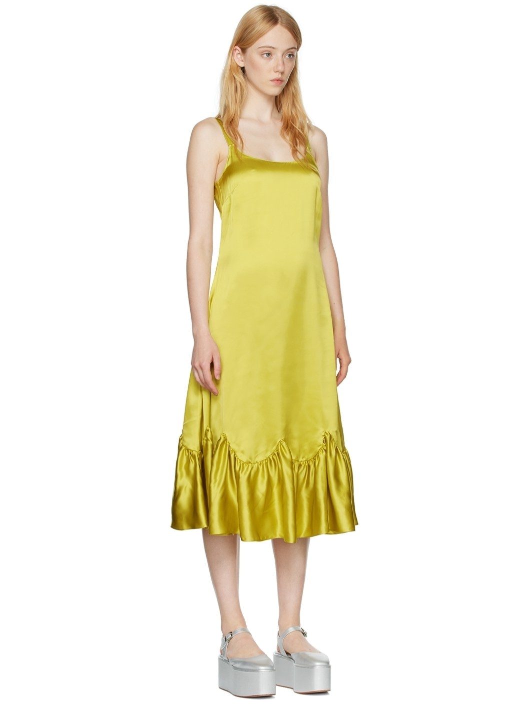 Green Viscose Dress - 2