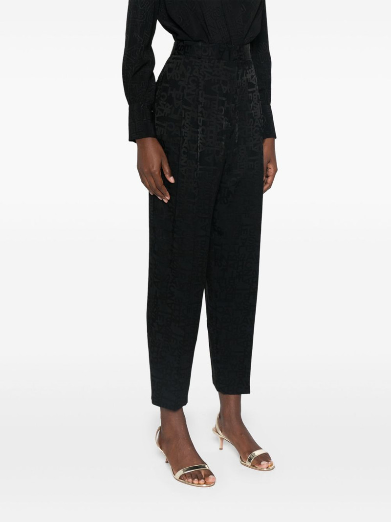 logo-jacquard trousers 3