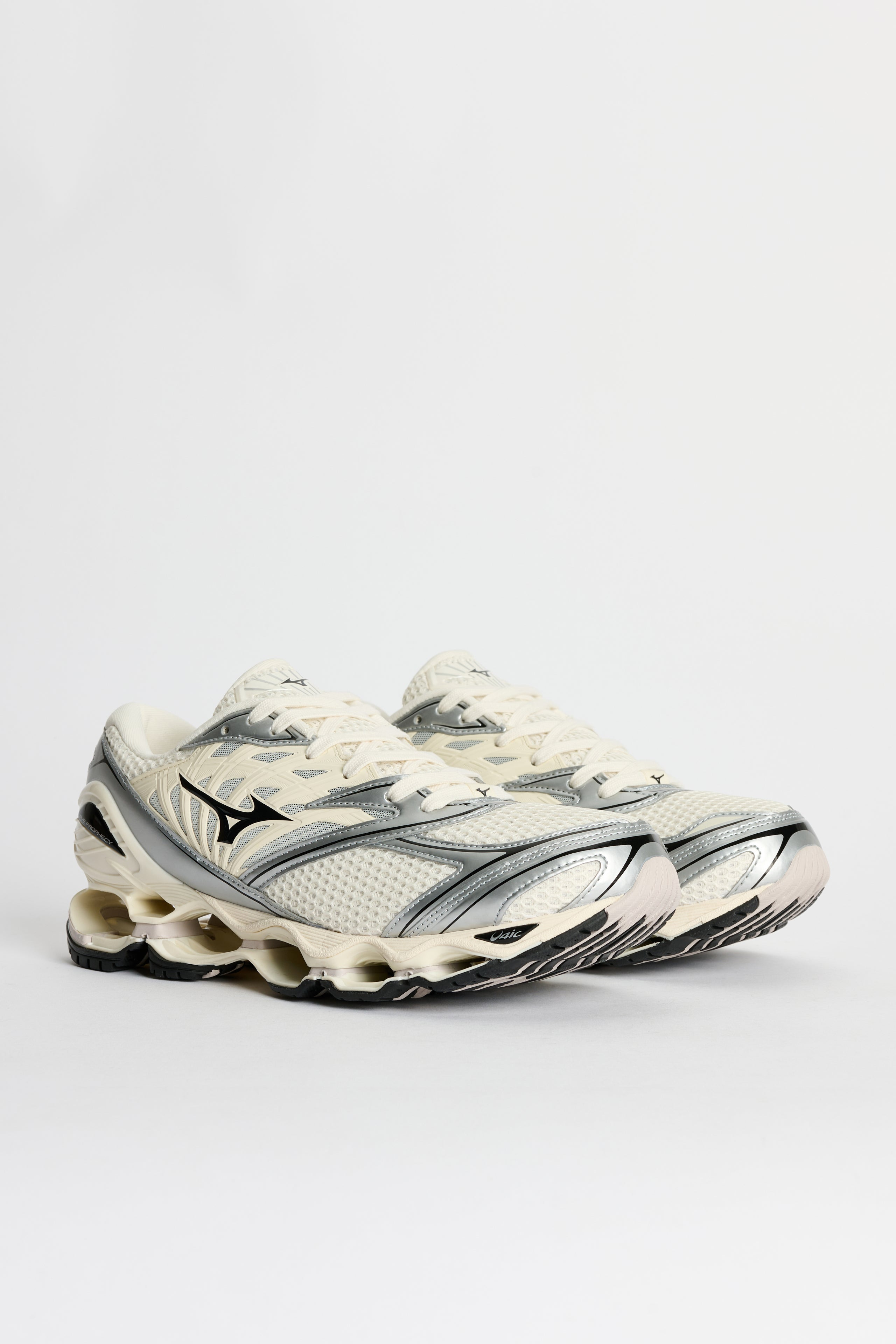 MIZUNO WAVE PROPHECY LS PRISTINE / SILVER - 3