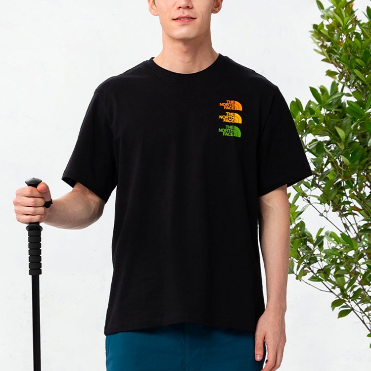 THE NORTH FACE SS21 Tri Logo Shirt 'Black' NF0A7QRF-JK3 - 4