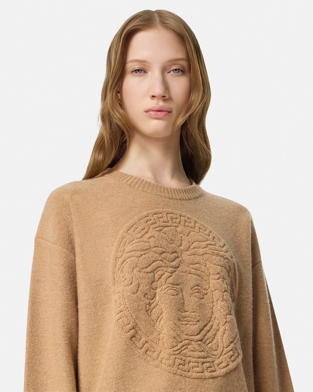 Medusa Wool-Blend Knit Towel Sweater - 3