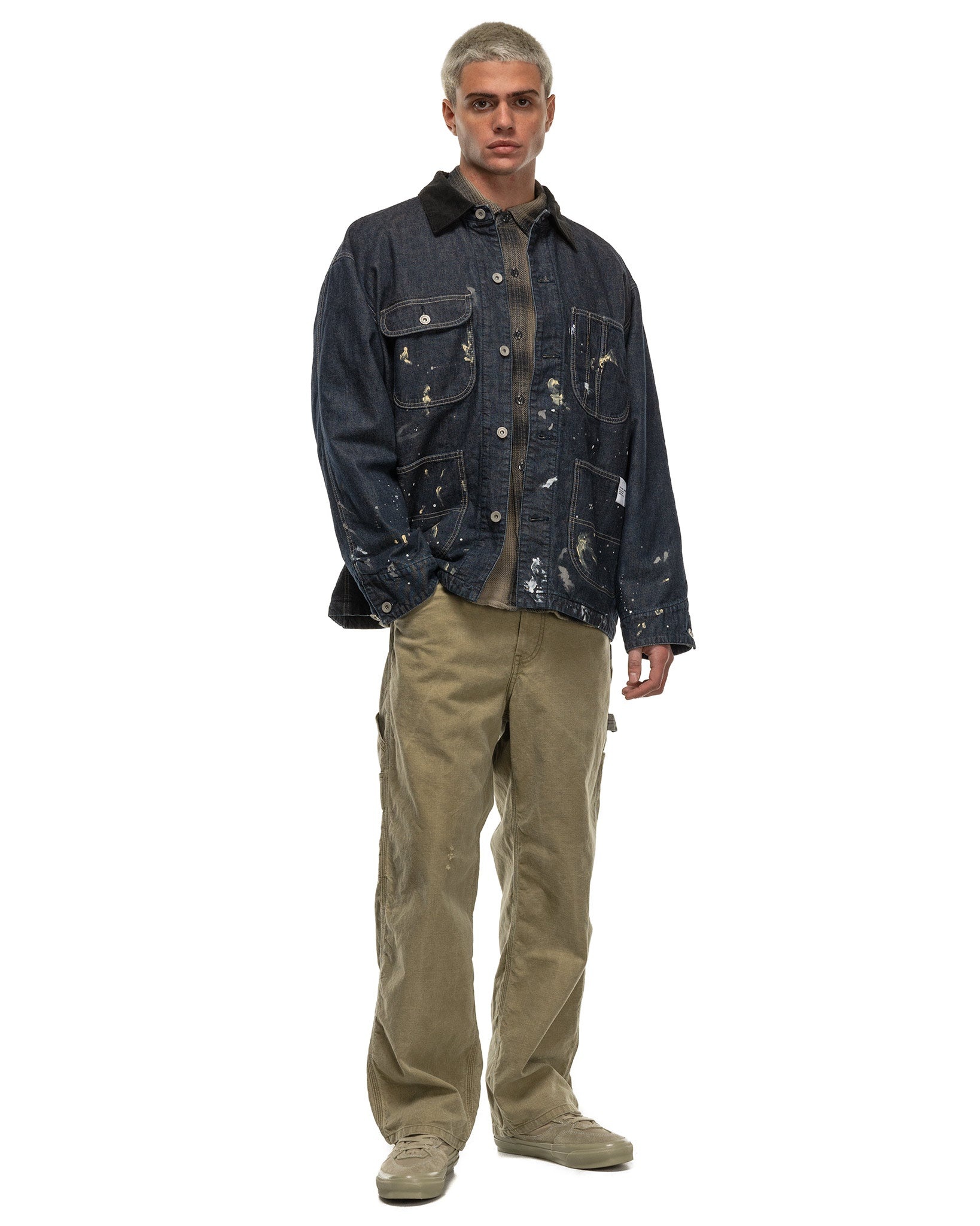 ネイバーフッド CORDUROY WASHED COVERALL JACKET