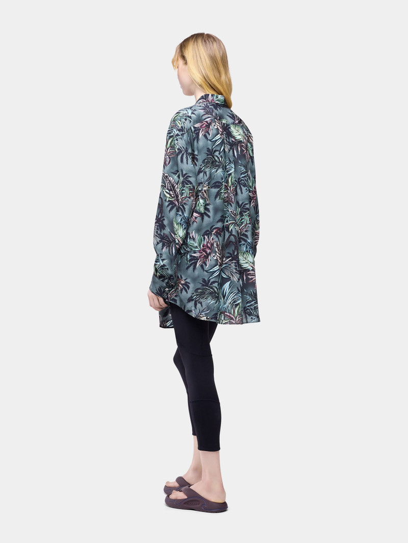OVERSIZED SHIRT IN FLORAL-PRINTED SILK CREPE 5