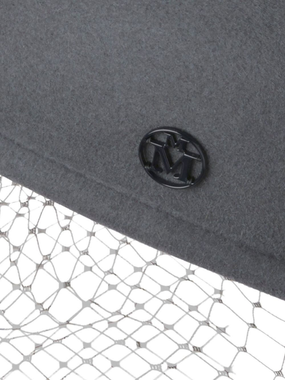 logo-plaque fishnet hat - 2