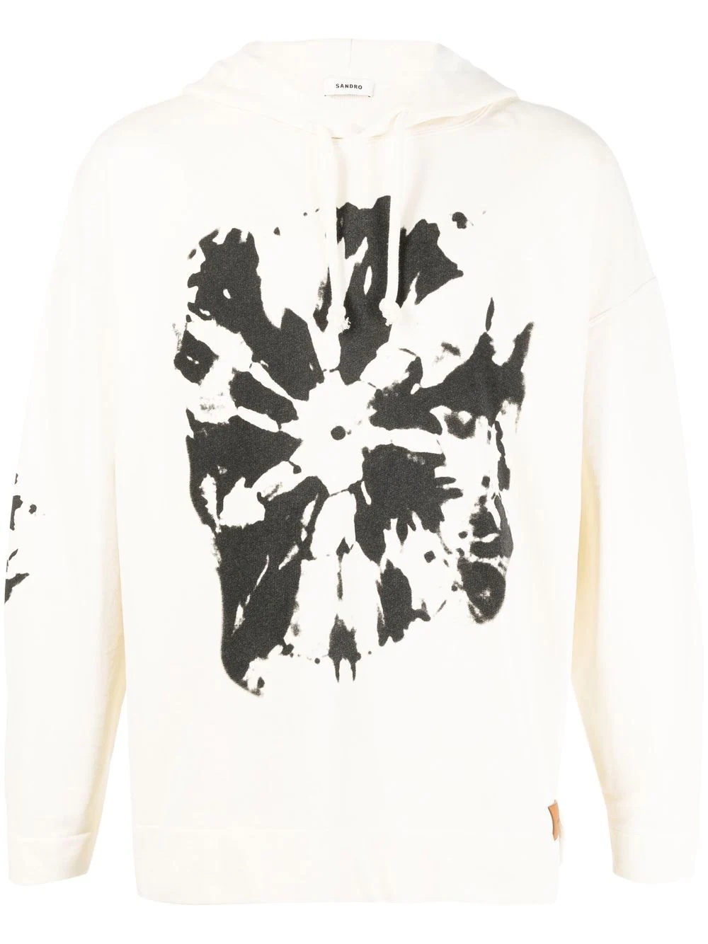 long-sleeved tie-dye hoodie - 1