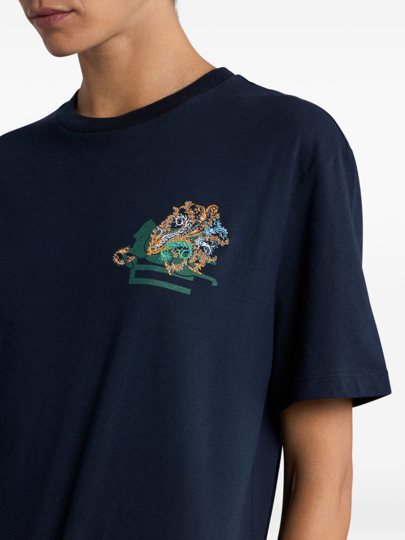 logo-embroidery T-shirt 4