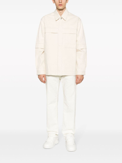 OAMC short-sleeve overlay cotton shirt jacket outlook