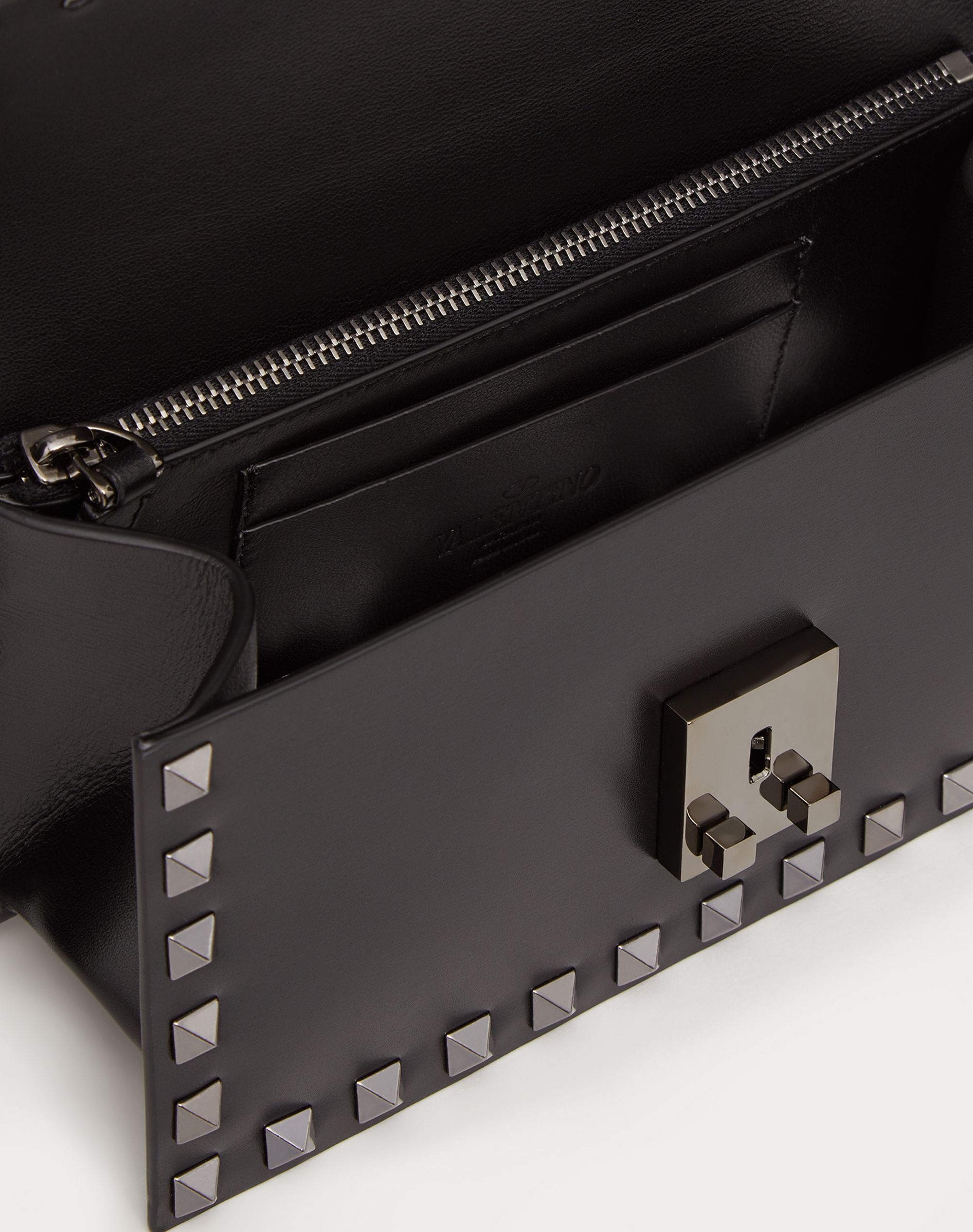 Small Rockstud Leather Crossbody Bag - 4