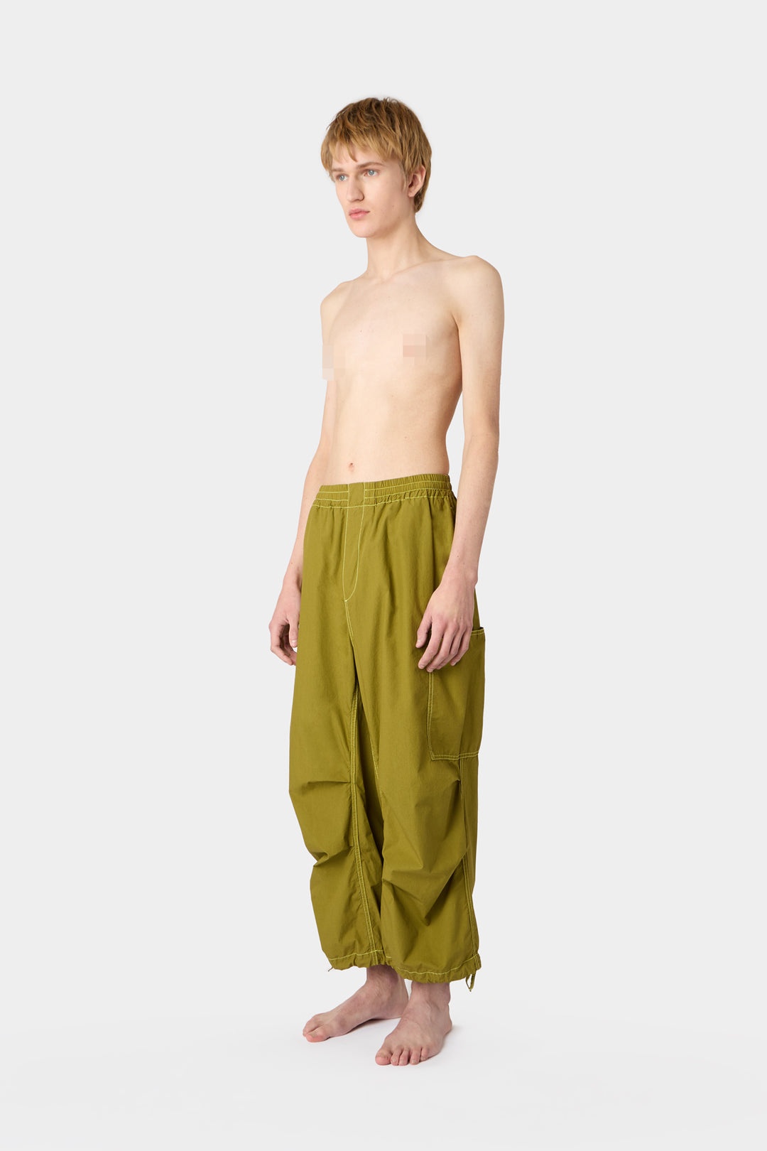 COULISSE CARGO PANTS / olive green - 1