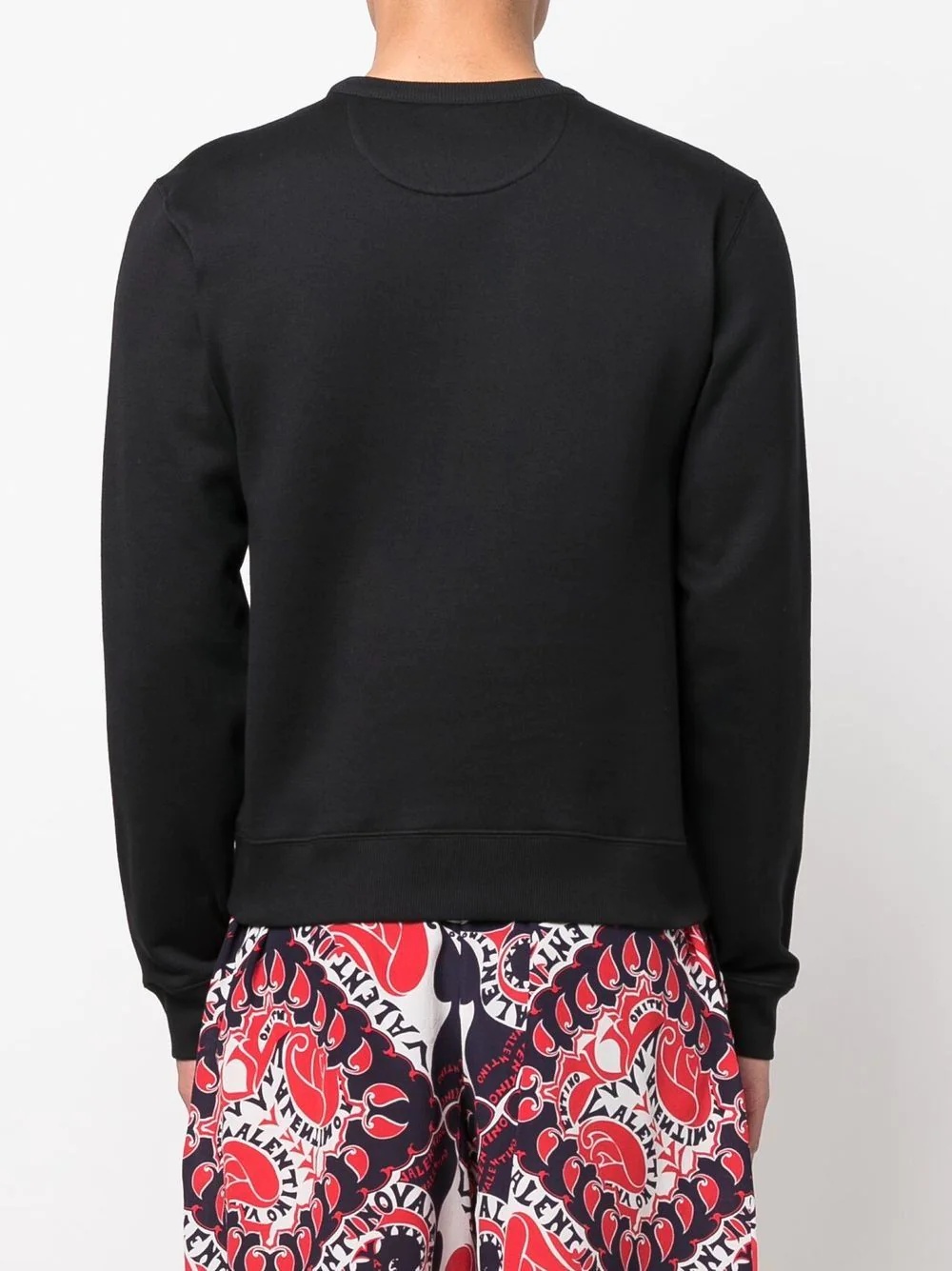 logo-print cotton sweatshirt - 4