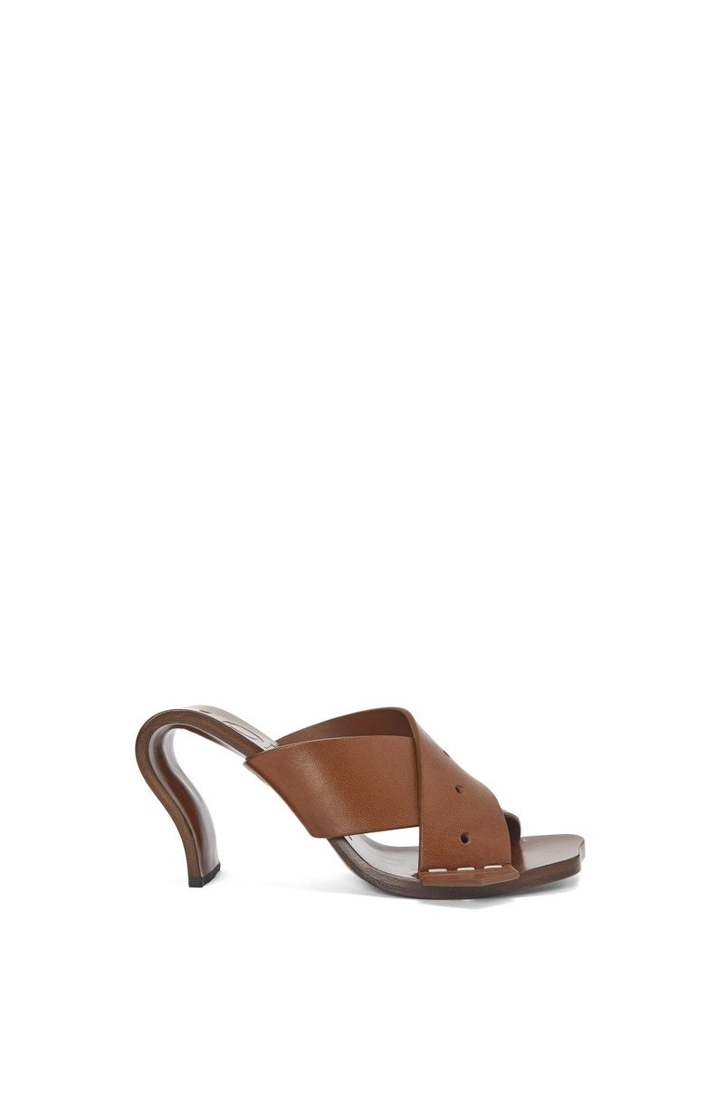 Gala sandal in vegetable-tanned calfskin 1
