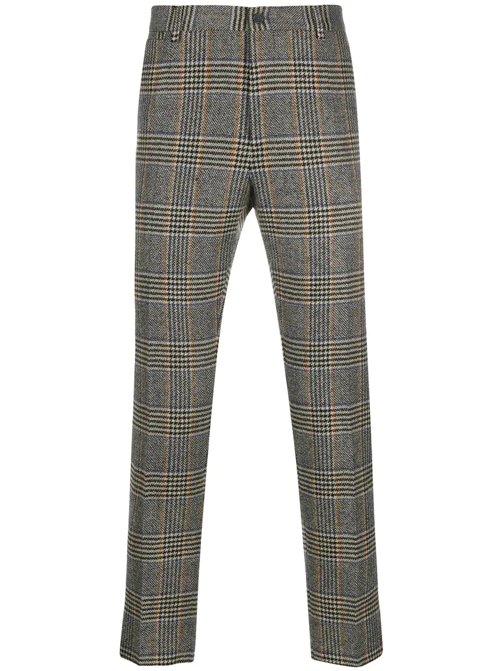 Glen plaid tailored trousers - 1