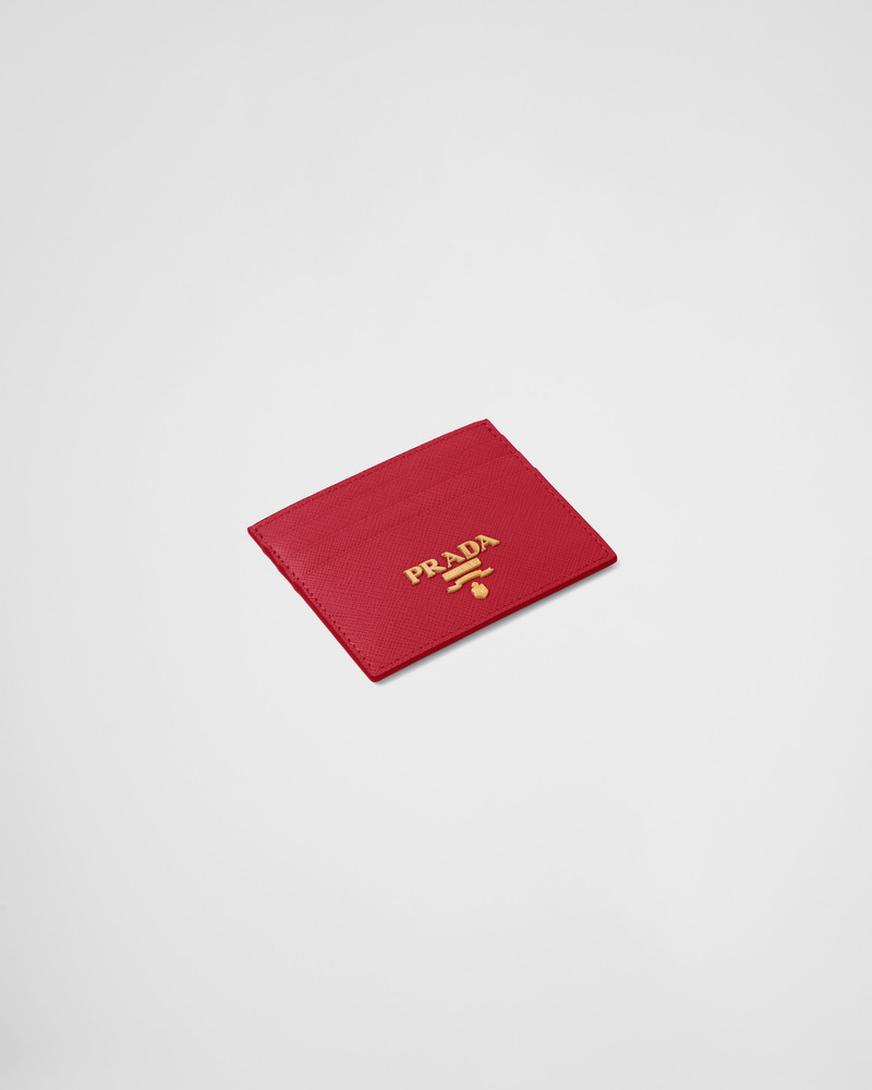 Prada Saffiano Leather Card Holder outlook