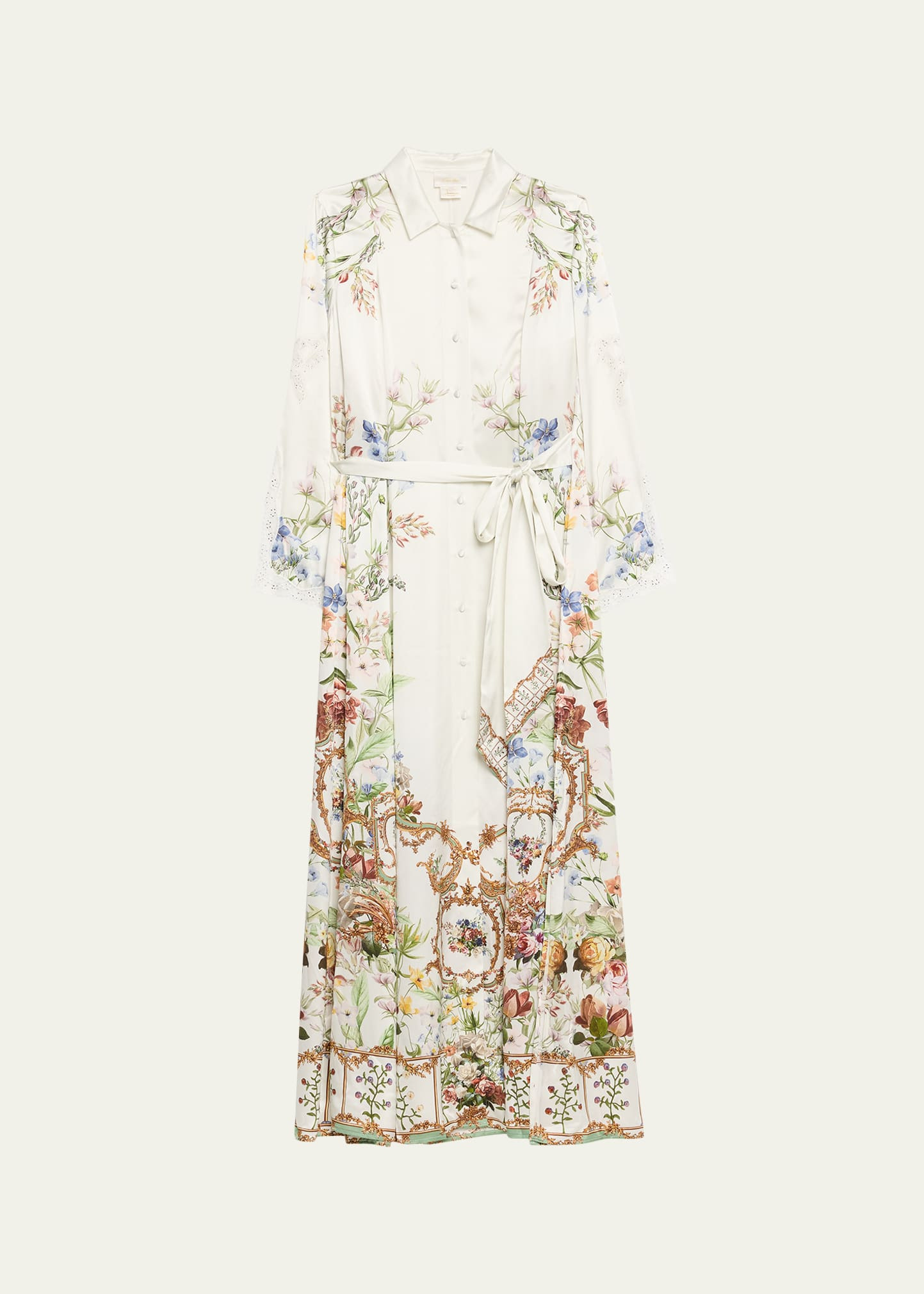 Dressing Room Drama Printed Trench Shirtdress - 1