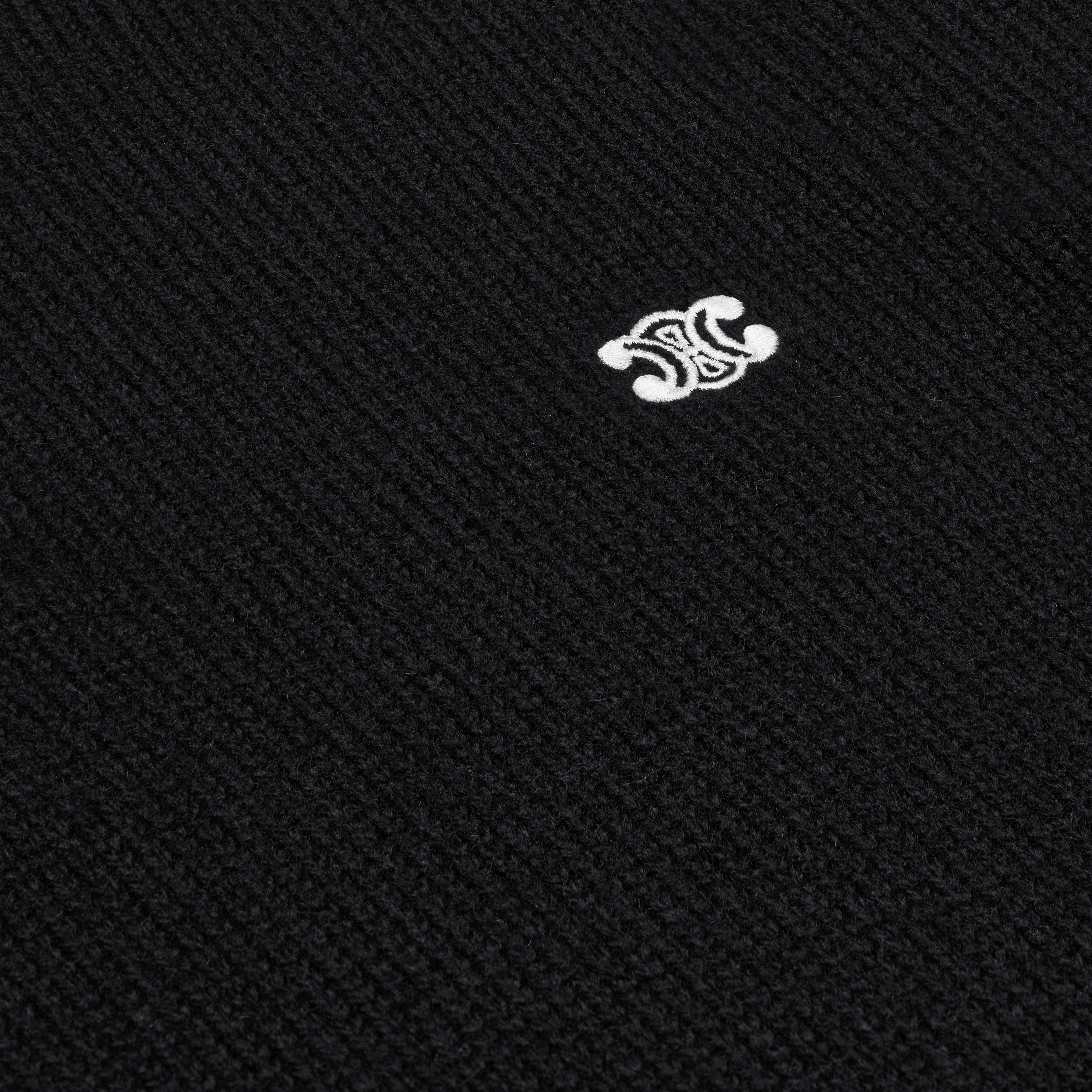 triomphe trucker sweater in wool and cashmere - 4