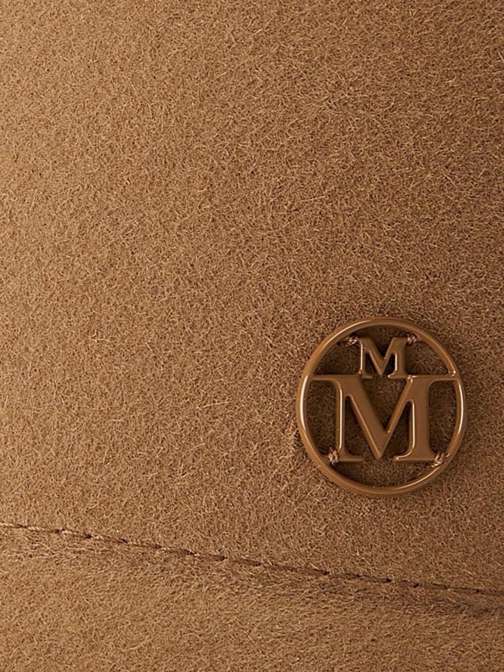 Tiger wool logo-plaque cap - 2
