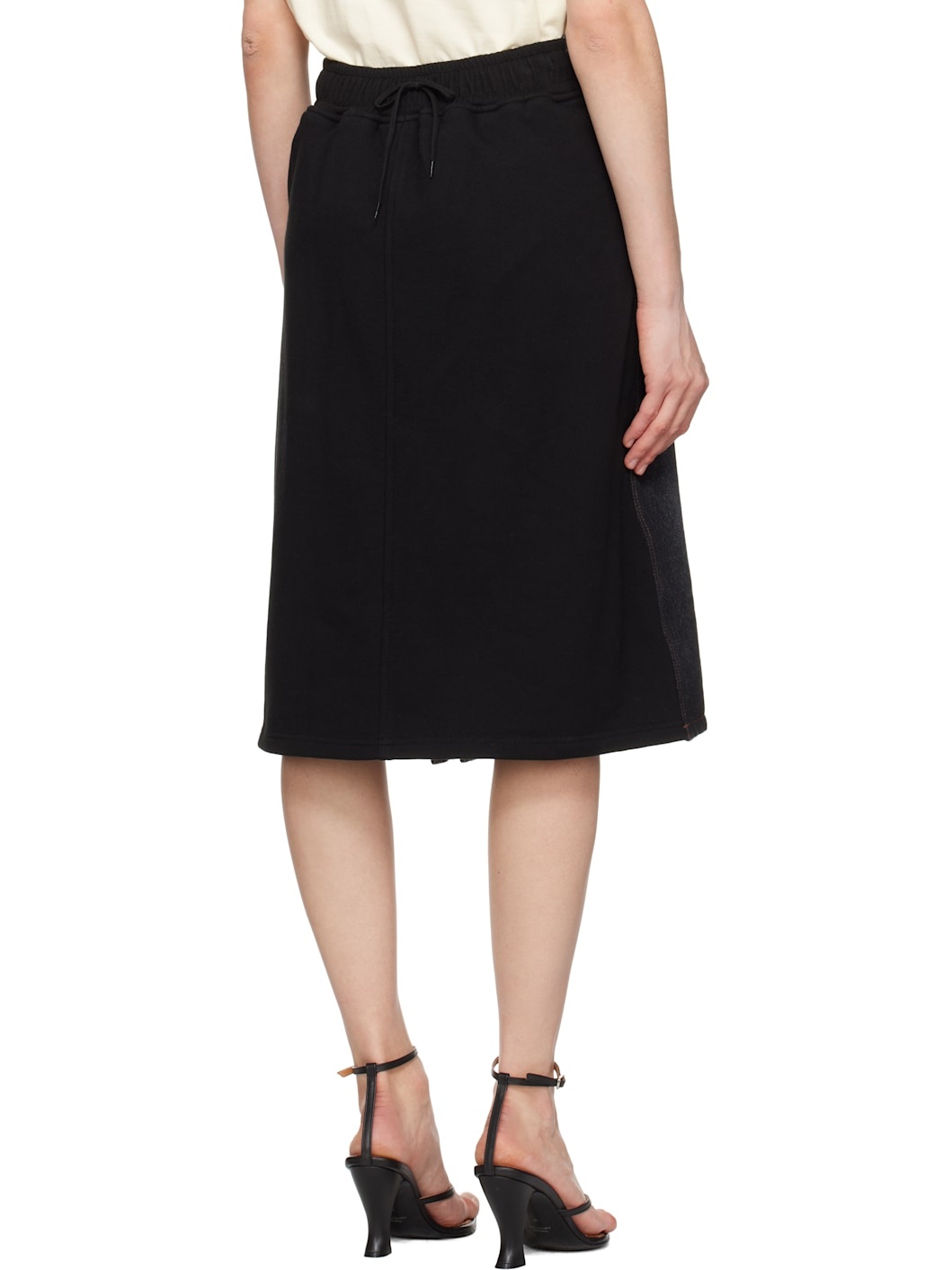 Black Hybrid Regular Skort - 3